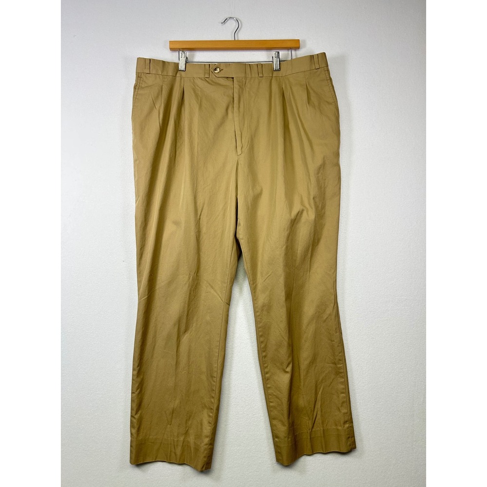 Classic‎ Core Titleist Collection Men's 42x30 Khaki Tan Straight Dress Pants